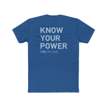 Load image into Gallery viewer, Life You Lead - Bear - Know Your Power - Cotton Crew Tee
